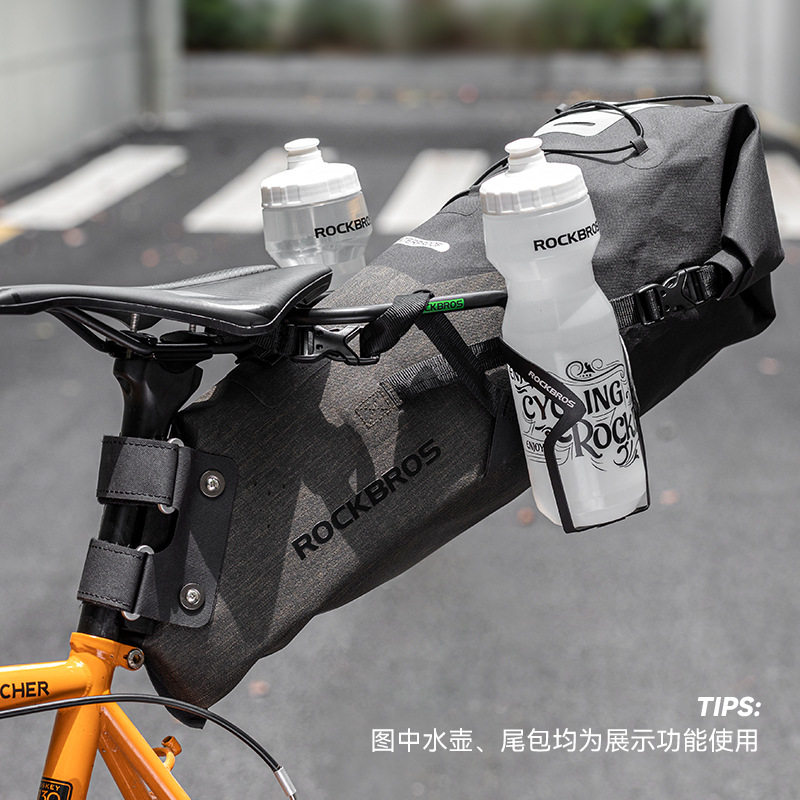 洛克兄弟自行车尾包稳定架水壶架固定架大尾包防摇晃座弓转换支架