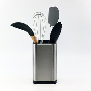 不锈钢厨具收纳桶厨房餐具收纳置物架沥水筷子收纳刀叉勺子炊具筒