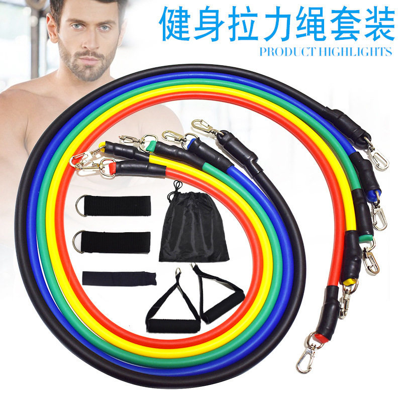 现货男士健身阻力带拉套