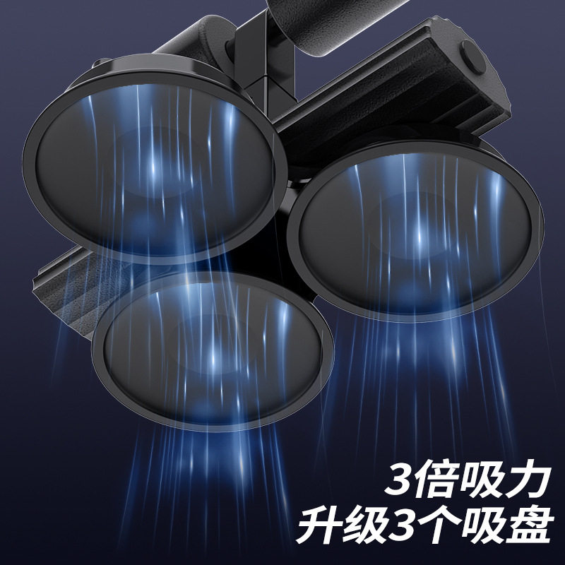 三吸盘仰卧起坐辅助器卷腹器多功能带拉力绳计数仰卧起坐器健腹器