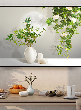 餐厅装饰画现代简约饭厅轻奢客厅墙面贴画卧室房间床头背景墙壁画