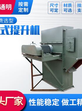 td粉料提升机 粮食板链斗式提升机 th200水泥链条提升机