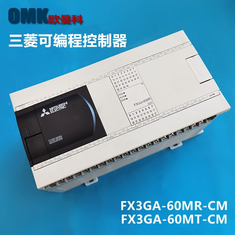 可编程控制器FX3GA-60MT-CM晶体管输出输入信号60点