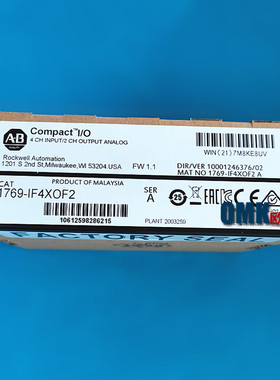 罗克韦尔PLC控制器1769-OF4 1969-IR6 可编程CPU 网络模块