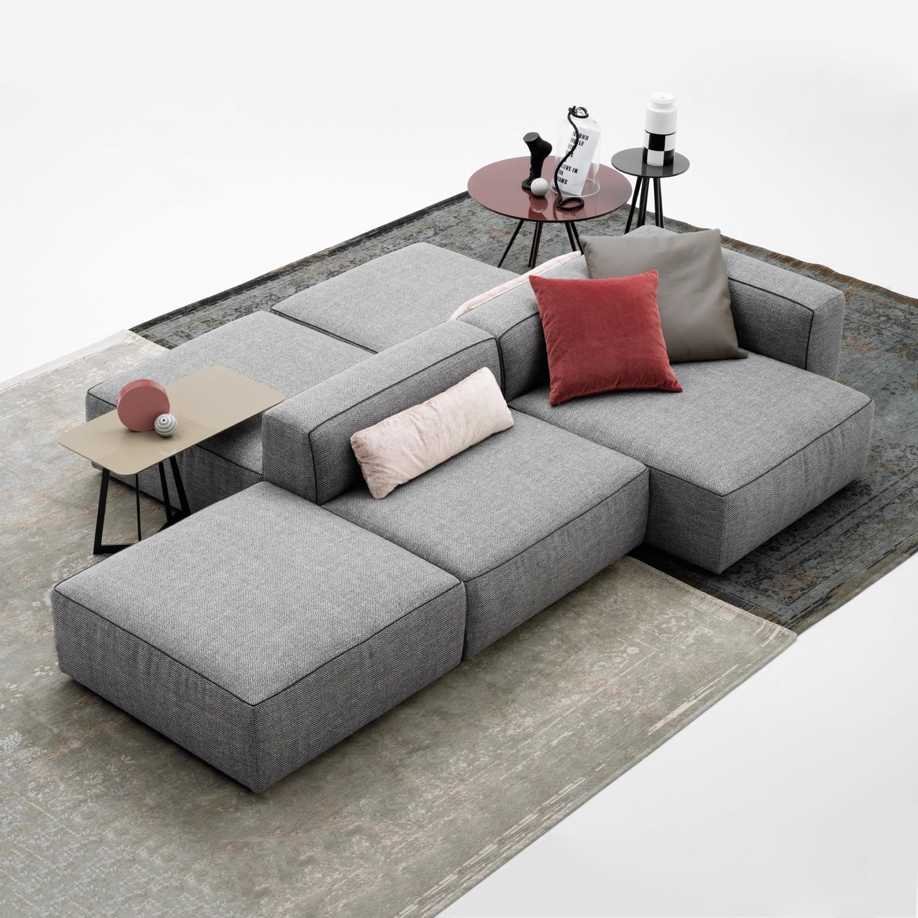 客厅自由组合模块民宿办公定制