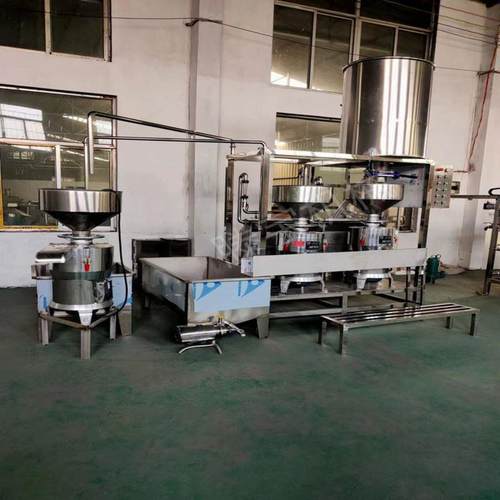 全自动三联磨浆机 自动吸豆机 浆渣分离机 豆制品加工设备