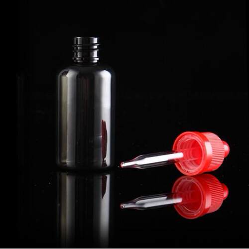 pe透0ml50mlt滴管头明塑料CQO精胶油液体化妆水滴子