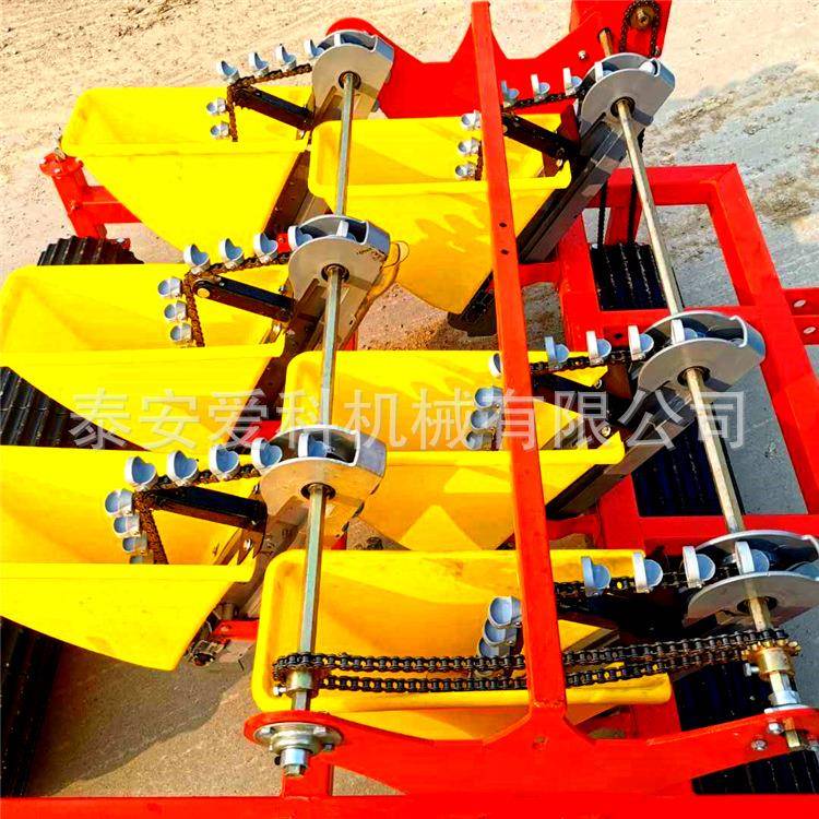 大蒜播种机栽蒜机多行电动手推大蒜播种机株距行距可调 现货销售