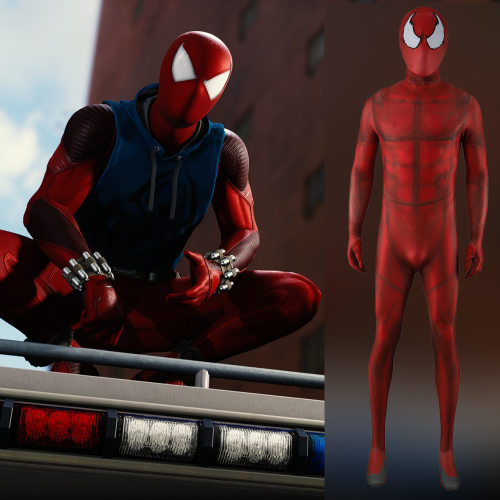 猩红蜘蛛侠打底衣InsomniacScarlet万圣节cosplay服装suit