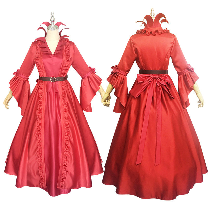 第五人格cos服万圣节cos服装中世纪女巫红色裙子红夫人cosplay