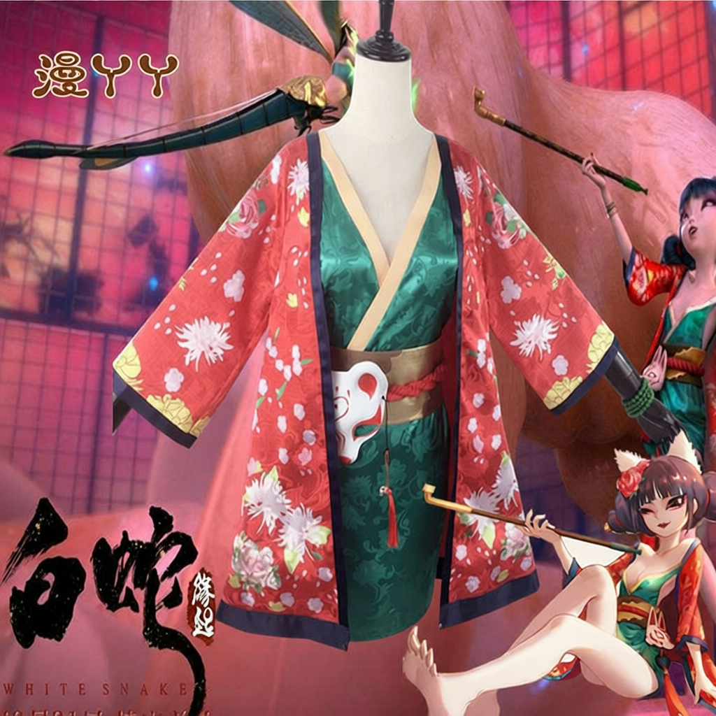 儿童成人白蛇cosplay缘起狐妖小狐狸精宝青坊主cosplay服装
