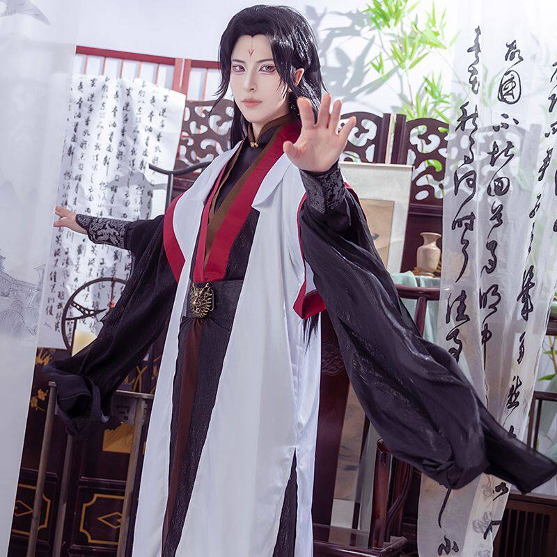 洛冰河泰版人渣反派自救系统cosplay古装服装套装男女服装假发