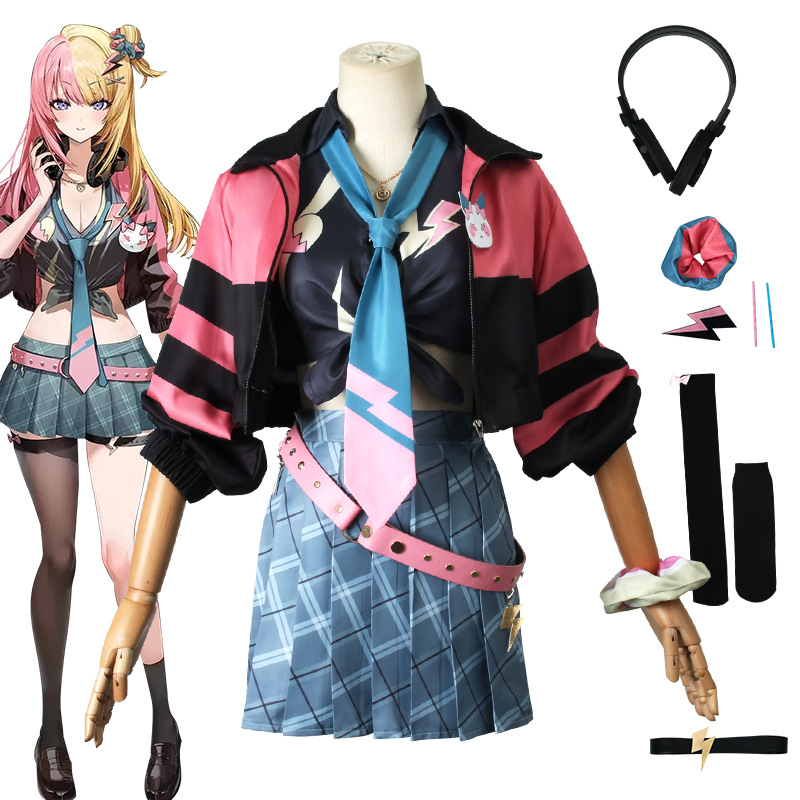 彩虹社EN第七期XSOLEIL Kotoka Torahime cosplay服装套装