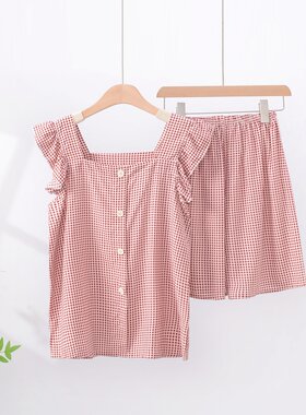 棉绸睡衣女夏季简约吊带薄款宽松