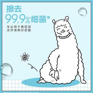 舒洁湿厕纸家庭装80片*2包私处湿巾擦菌洁厕湿巾厕纸