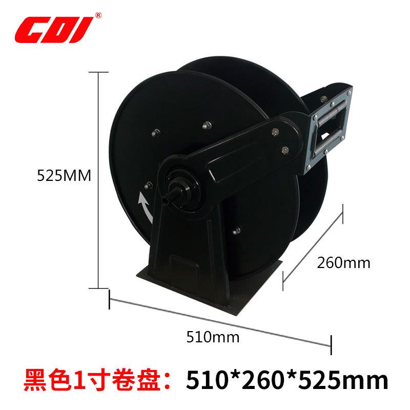 车载加盘机油管卷 油罐卷盘绞车卷盘 自动回收卷管油器 加油盘