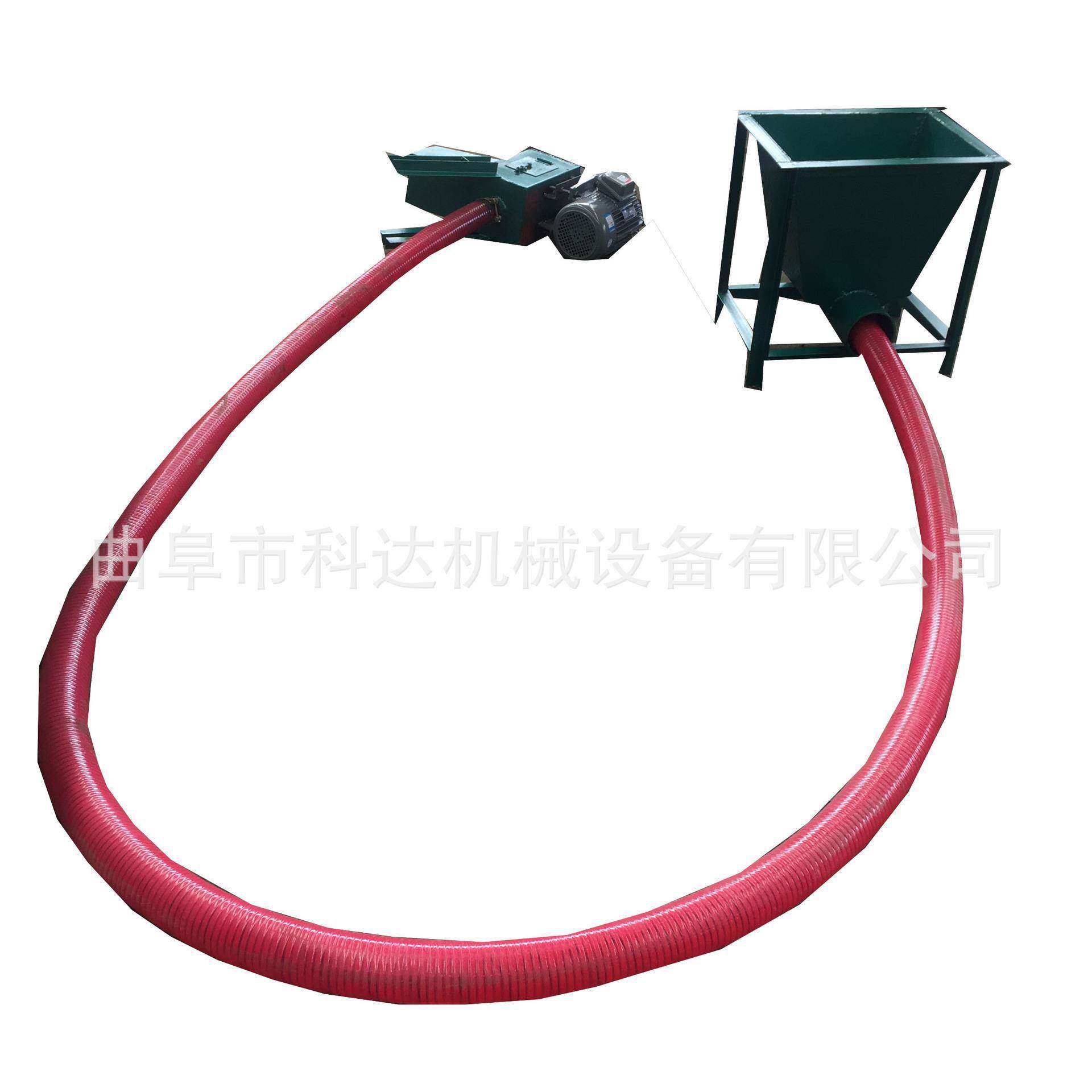 装卸小型软管式输送机 电动车载式无轴软绞龙吸粮机 家用电收麦机