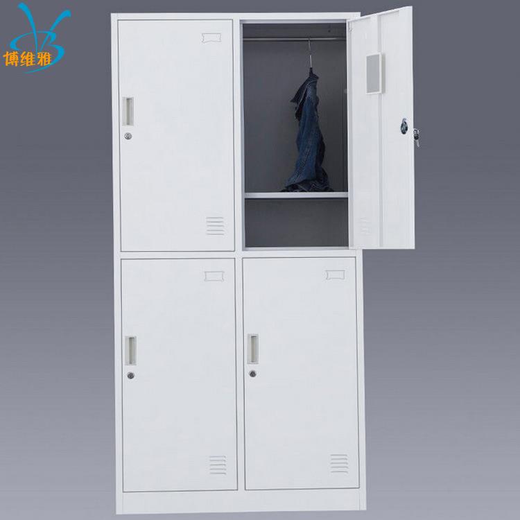 四门铁皮柜物档案BWY-2001柜 资料柜4组合 门储更柜厂家定制衣现