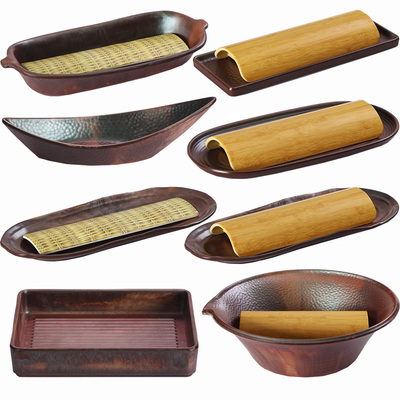 密胺火锅店三出山火锅盘子