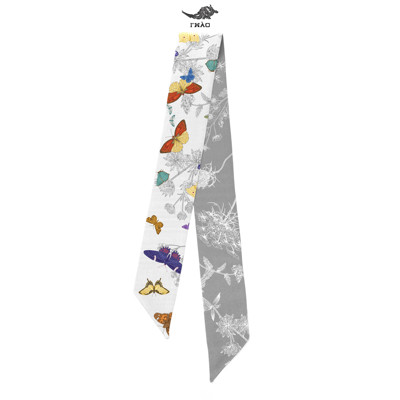 IWAO《生生不息》补货中 领巾真丝 Twilly 清华学子原创品牌