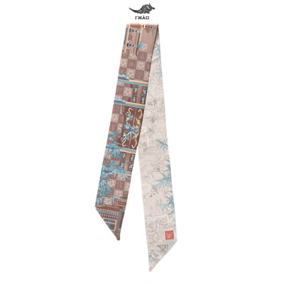 IWAO《金榜题名》领巾真丝 龙华Twilly 清华学子创立原创时尚品牌