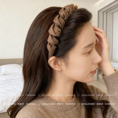 高颅顶发箍女款秋冬2025新款