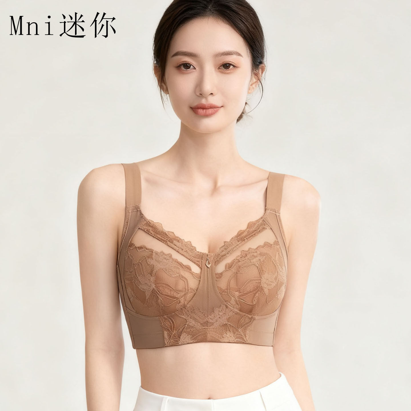 大胸精致刺绣蕾丝内衣