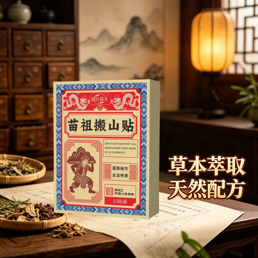 御医赫本苗祖搬山贴颈肩腰腿草本萃取古法非遗土牛膝骨碎补大血藤