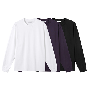 INTERPLAY 合身不易皱混纺长袖T恤