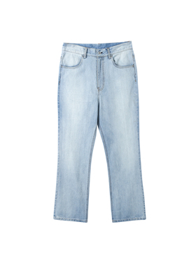 INTERPLAY “改良646”复古水洗微喇冈山牛仔裤