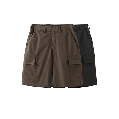 INTERPLAY 轻便防泼水防撕裂侧袋工装五分短裤