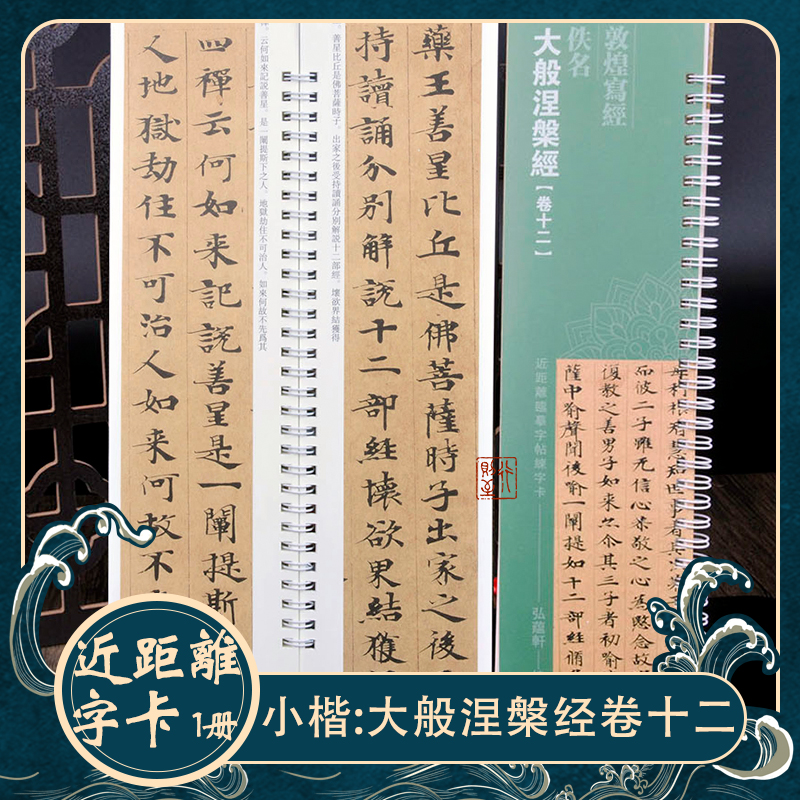 小楷书法字卡大般涅槃经楷书经文