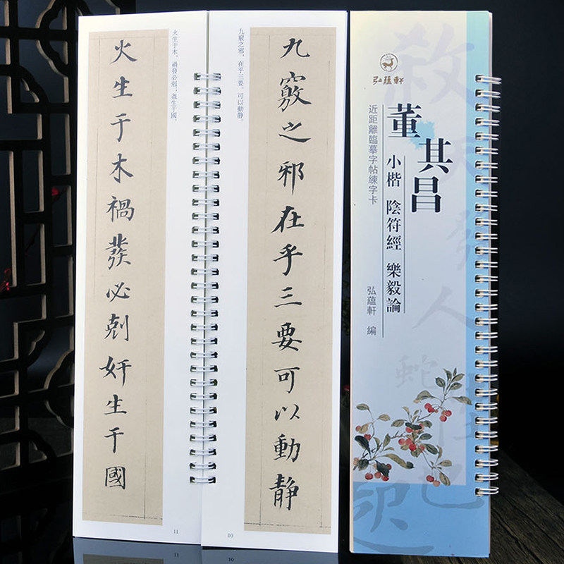 董其昌小楷《阴符经 乐毅论》近距离临摹练字卡 毛笔字帖书法碑帖
