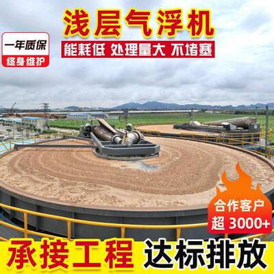 浅层气浮机效气浮设备养殖食品加工屠宰废水处理一体化