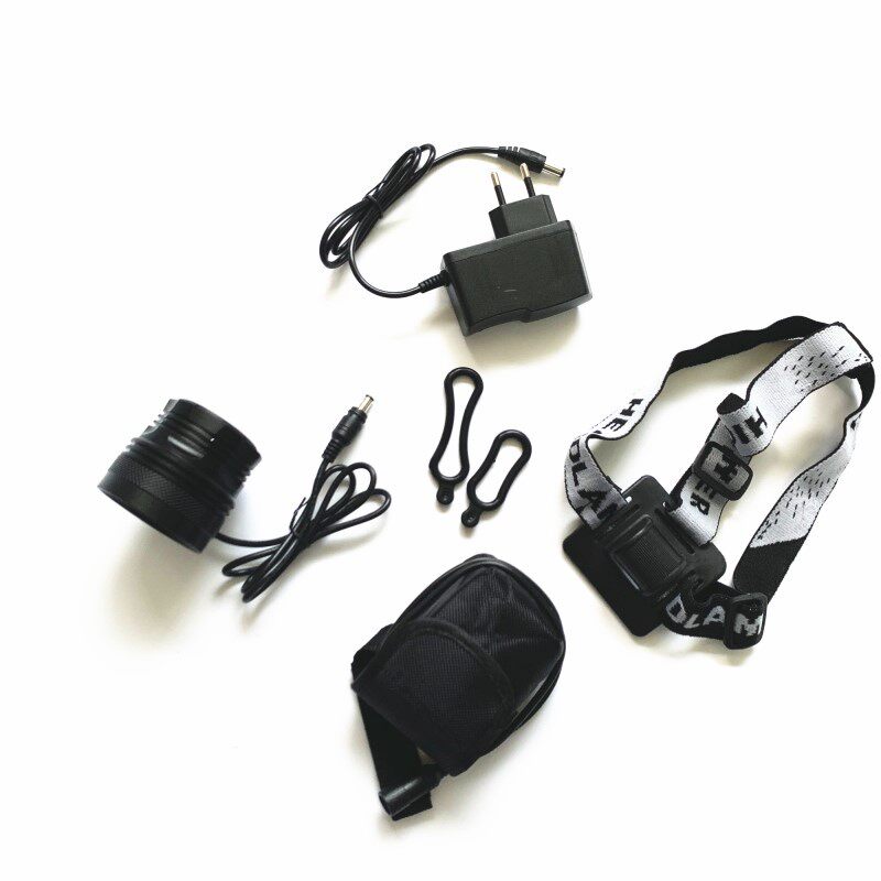 T6山地车头灯 7LED自行车前灯 7T6充电单车灯6节18650套装