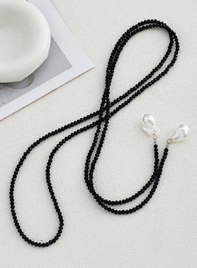 NK-247异形巴洛克水晶项链多层可叠戴长款女毛衣链秋冬新款饰品