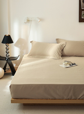 FittedSheet100支纯棉磨毛床笠加高加大全棉床垫罩式床单