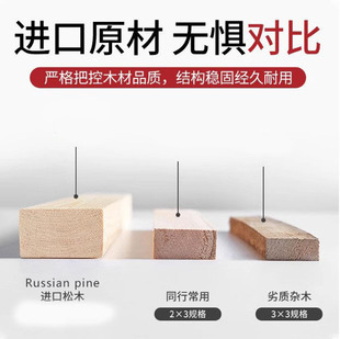 木条松木方实木长条木板床板床撑龙骨立柱隔断原木diy手工木模型