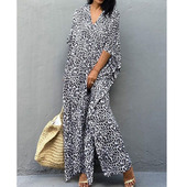 size print Casual 休闲印花大码 plus smock 罩衫 cardigan 开衫