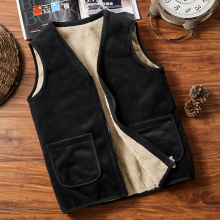 color velvet sleeveless 加绒无袖 马甲背心 Solid vest and