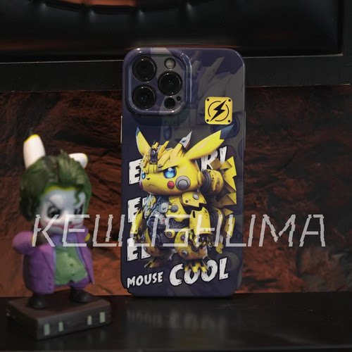 iPhone苹果菲林壳油画皮卡丘