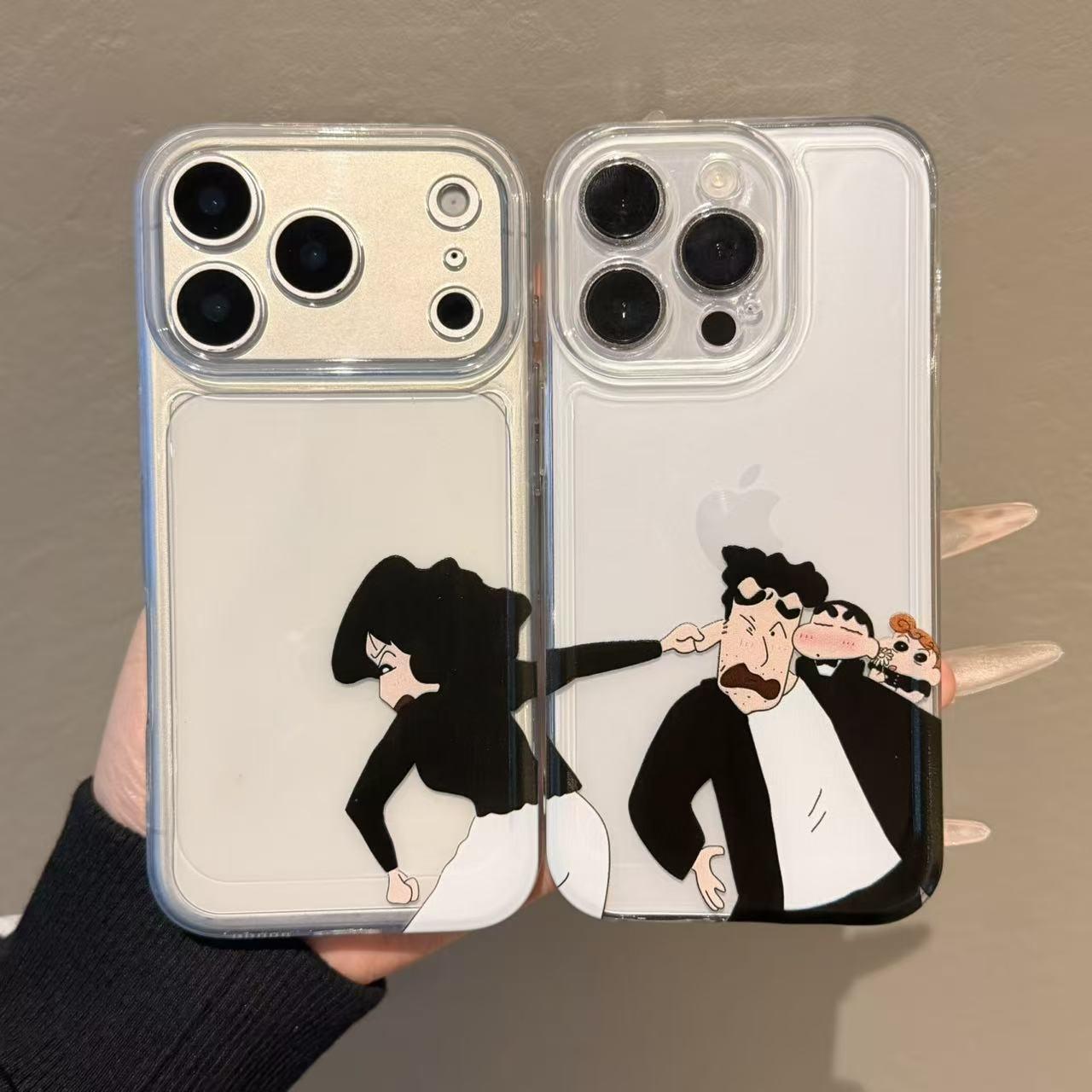 适用苹果17卡通动漫情侣手机壳