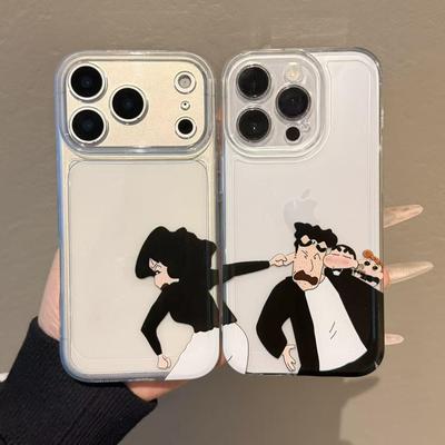 适用苹果17卡通动漫情侣手机壳