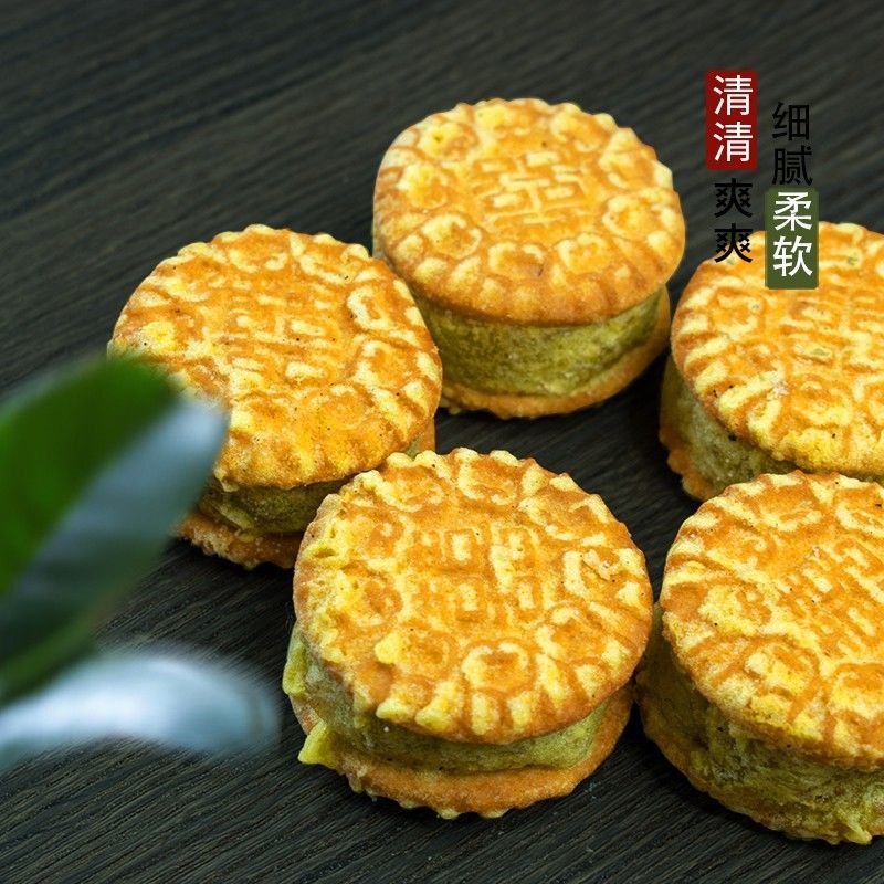 绿豆饼板栗酥传统老式糕点老式绿豆糕网红点心囤货零食整箱批发