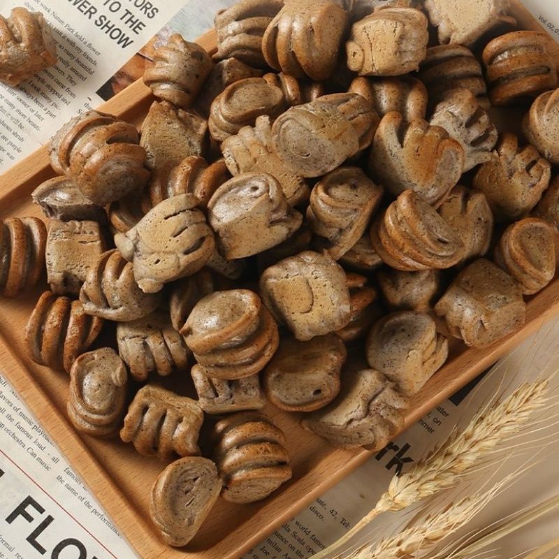 烤馍0添加蔗糖黑米面黑豆粉黑芝麻荞麦红高粱蝴蝶酥粗粮窝窝头
