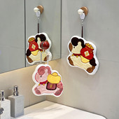 新年小马擦手巾挂式 可爱高颜值厨房抹手毛巾吸水不掉毛不发臭手帕