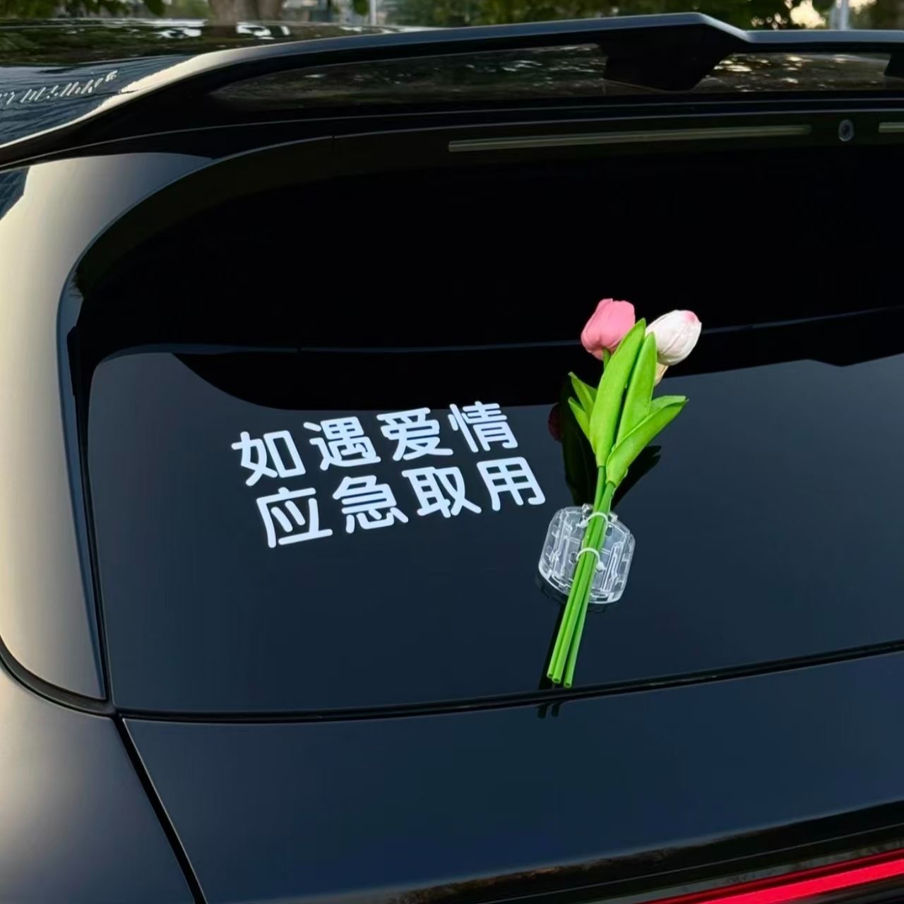 如遇爱情应急取用车贴纸车身装饰