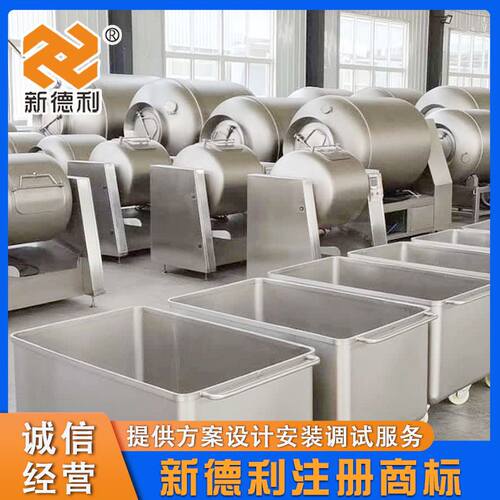 现货不锈钢大料车 食品运输转料斗车 鸡柳周转车不锈钢肉料桶车