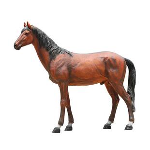 玻璃钢大型仿真白骏马雕塑可骑户外动物模型园林景观装饰摆件落地