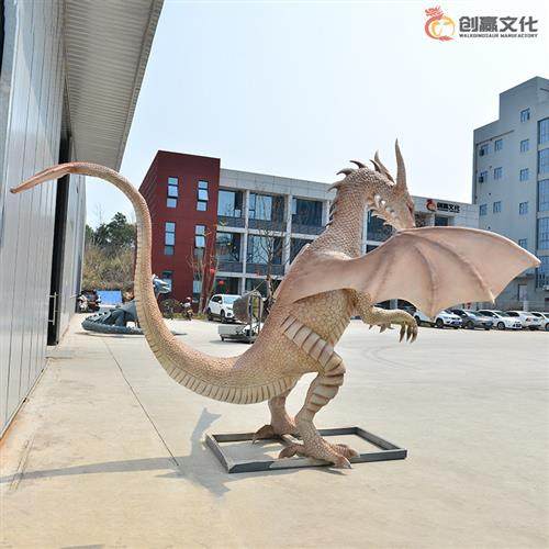 定制硅胶表皮仿真恐龙景观景区商场户外摆设装饰大型西方神话龙,家居饰品,户外/庭院摆件,淘宝优惠券,粉丝福利购,淘宝优惠卷